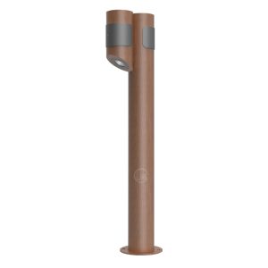 Modern Wooden Bollard Light