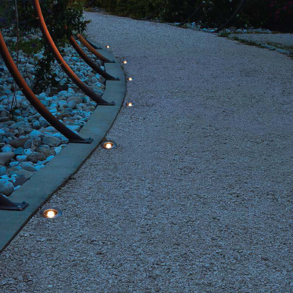 Underground Light Wall Washer Round Recessed Floor Lighting Driveway RGBW LED Buried Outdoor Floor Inground Light - 画像 6