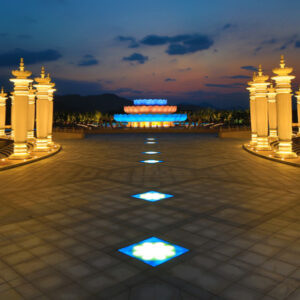Outdoor LED Paver Illuminated