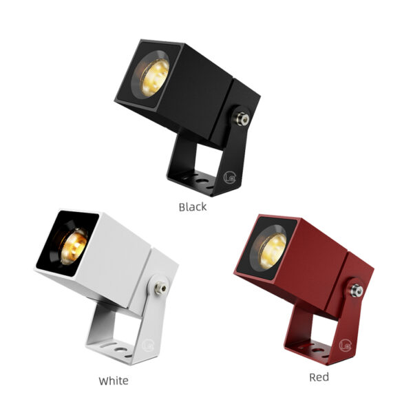 6W 10W 15W 20W Square Spotlight 220V IP65 Waterproof Landscape Spike Light Outdoor LED Garden Spike Light - Íomhá 3