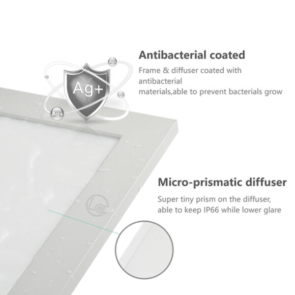 Hospital Corridor Staircase Luminaire Panel Light Medical Cyanosis Observation Dimmable COI LED Panel Light - Kuva 4