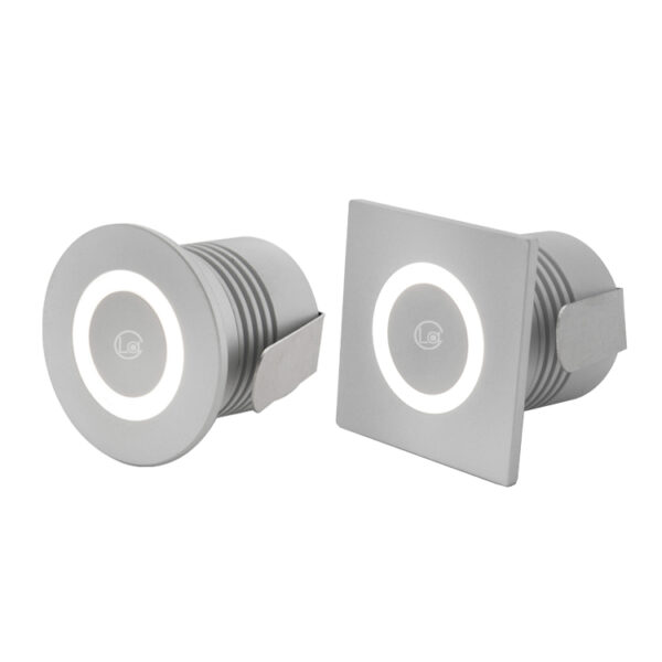 Wall Recessed Step Light – 1W IP65 Waterproof | Round & Square LED - Bild 5