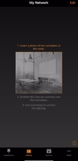 Casambi Lighting Control Creating Zones and Custom Scenes