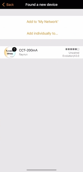 Configuring the Casambi App