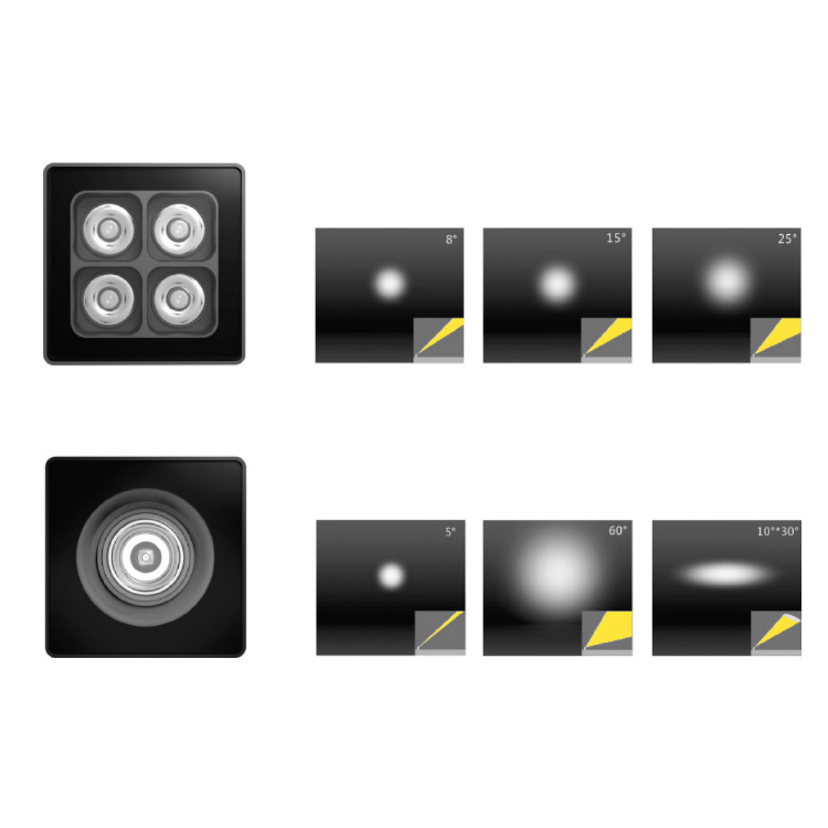 Anti-Glare Square Garden Spotlight 6W–10W | IP65 Outdoor Landscape Floodlight - Image 4