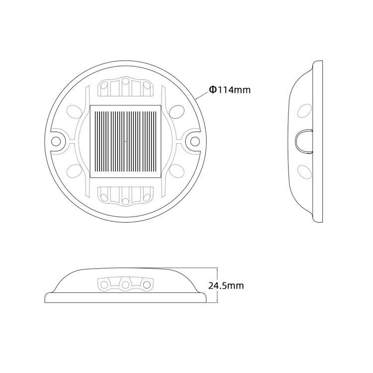 Solar Ground Deck Lights | IP65 RGB LED Solar Brick Pathway Light for Outdoor Garden & Walkway - Image 4