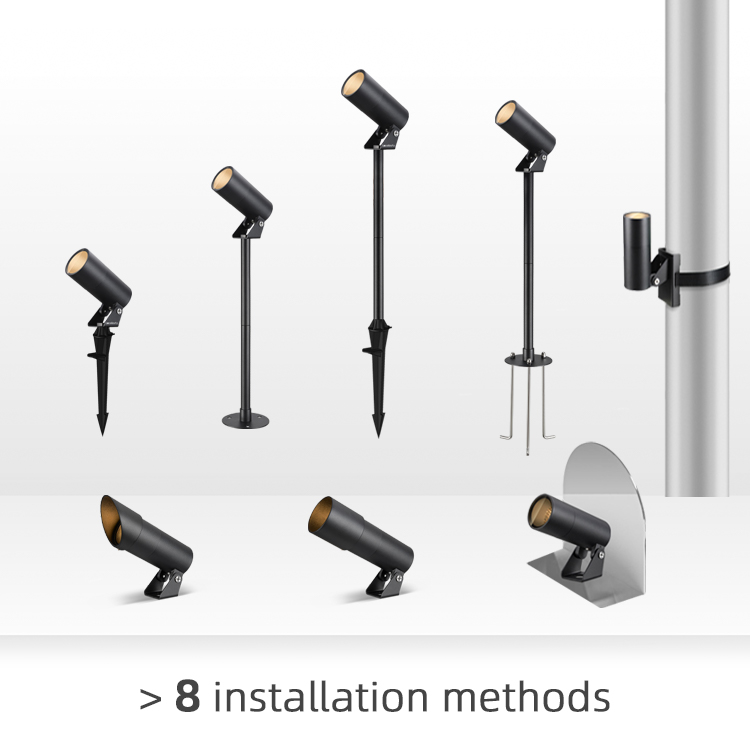 Landscaping Spike Floodlight 5W/10W/15W/25W | Outdoor IP66 Anti-Glare LED Garden Spotlight - Image 3