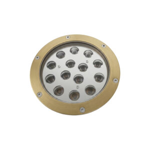 Brass underground light