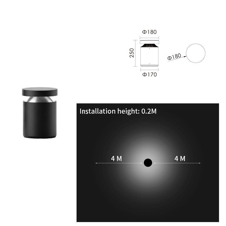 LED Garden Bollard Lights | IP65 Outdoor Landscape & Pathway Lighting - Image 2