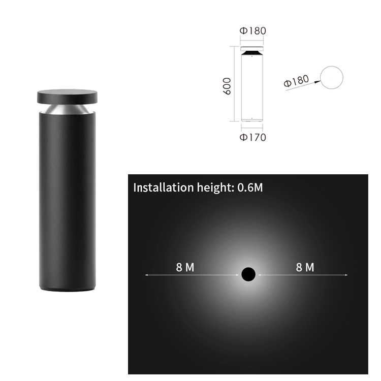 LED Garden Bollard Lights | IP65 Outdoor Landscape & Pathway Lighting - Image 3