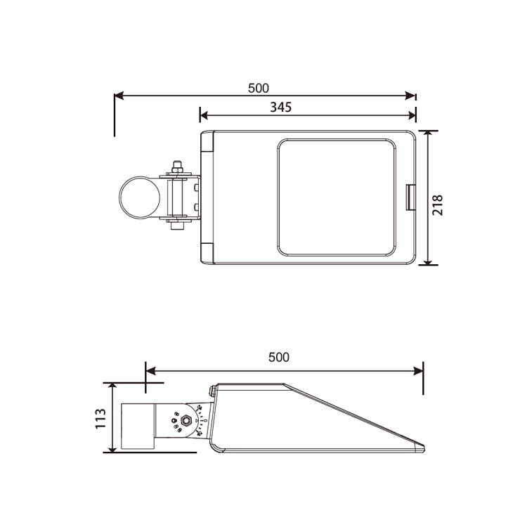 Outdoor Pole Top Luminaire – Architectural Garden & Park Lighting - Image 2