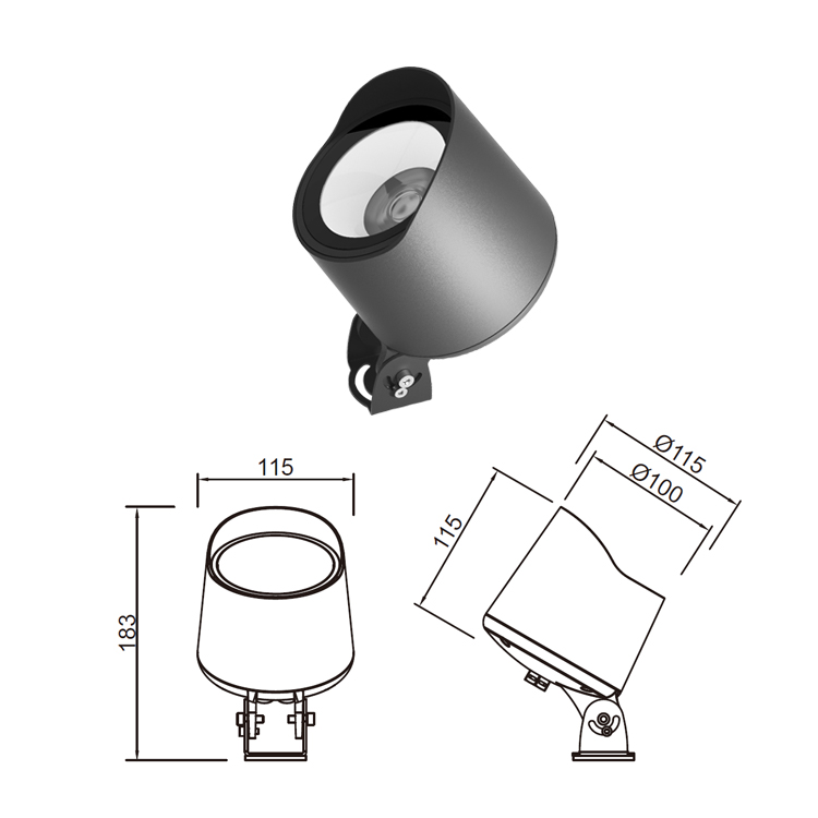 Spike Mounted Outdoor Spotlights – Landscape LED Accent Lighting - Image 4