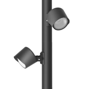pole-mounted spotlights