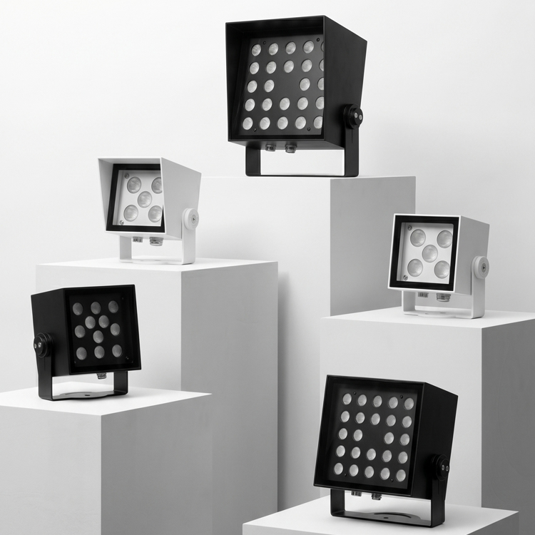Square Surface-Mounted Floodlights – Architectural Outdoor Spot Lighting - Image 5