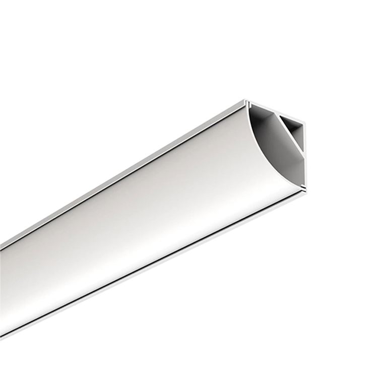 Perfil de aluminio LED para esquinas M1616, 15,7 x 15,7 mm